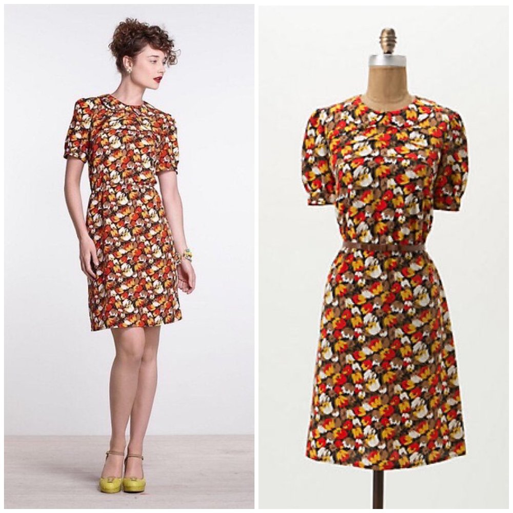 Anthropologie Karen Walker Tiered Tulip Dress